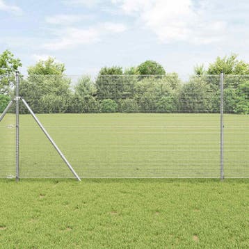 vidaXL Gelast gaashek 2500 x 140 cm Zilver, Verzenden, Nieuw