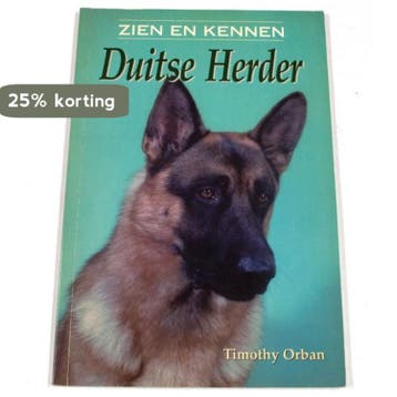 Duitse Herder / Zien en kennen 9789054950691 T. Orban, Verzenden, Gelezen, T. Orban