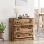 vidaXL Dressoir met lade Oud Hout 70 x 35,5 x 67,5 cm, Huis en Inrichting, Verzenden, Nieuw