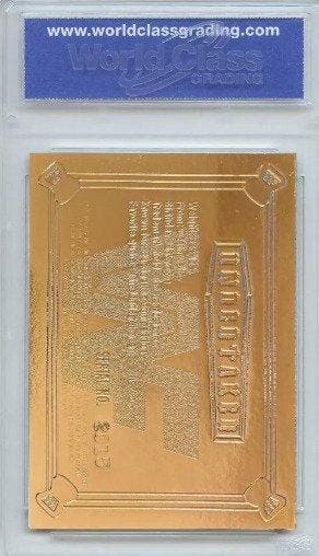 1996 WWF - Undertaker 23KT Gold Card - Signature Edition -, Nieuw