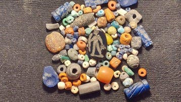 Oudegyptisch naar Romeins Glas meer dan honderd oude kralen