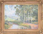 Alois Arnegger (1879-1967) - A Man Pulling A Cart