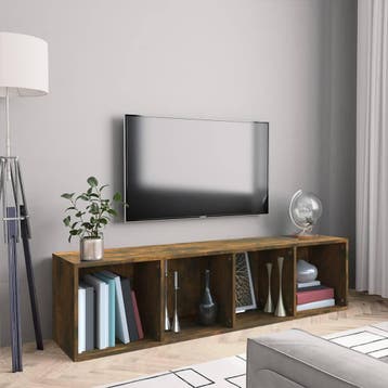 vidaXL Boekenkast / tv-meubel 143x30x36 cm bewerkt hout, Verzenden