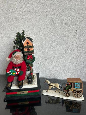 Kerstdecoratie - Fluweel, Plastic, Nieuw