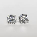 Oorbellen - 14 karaat Witgoud - 6.01ct. tw. Diamant, Nieuw