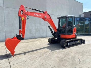 Veiling: Rupsgraafmachine Kubota KX163-5 Diesel 2017, Ophalen