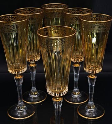 Artemisia - Champagne fluitje (6) - Kristal