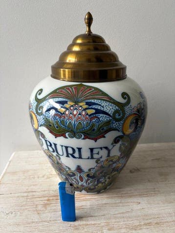 Makkum Tichelaar inkl. Karte - Pot à tabac - Delfter Art -