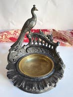 Decoratief ornament - Exclusief Pauw op Baluatrade, Messing,, Antiek en Kunst