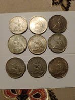 Italië. 500 Lire argento (9 monete)