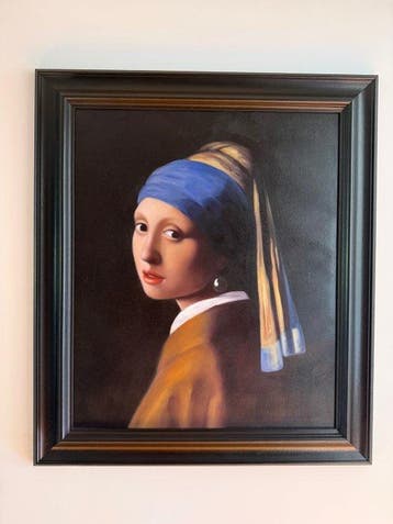 Oreste Panzarella (XX-XXI), da Jan Vermeer - La ragazza con