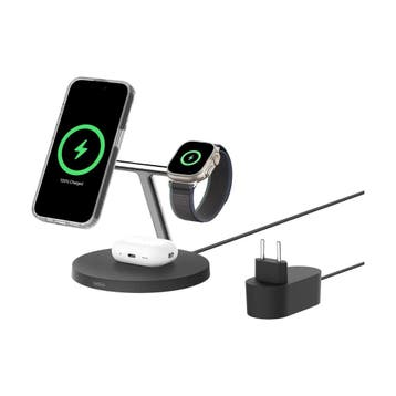 Belkin BoostCharge 3-in-1 Oplader met Qi2, oplaadstation..., Ophalen of Verzenden, Nieuw
