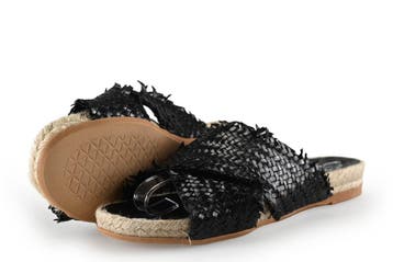 Kanna Slippers in maat 38 Zwart, Slippers, Verzenden, Zwart, Kanna