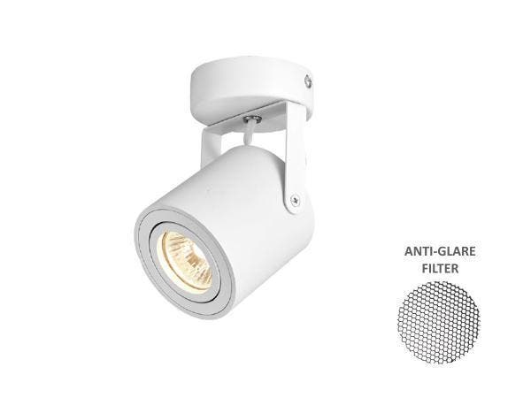 Veiling - 6x GU10 Opbouwspot Armatuur cilinder zand wit draa, Auto-onderdelen, Verlichting