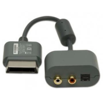 Microsoft Xbox 360 Audio Adapter (Xbox 360 Accessoires), Consoles de jeu & Jeux vidéo, Consoles de jeu | Xbox 360, Ophalen of Verzenden