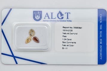 Zonder minimumprijs - 3 pcs Diamant (Natuurlijk) - 1.04 ct -, Nieuw