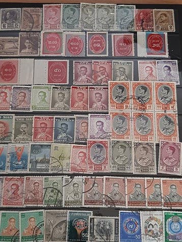 Siam, Thailand, Laos, Vietnam, Cambodja 1912/1991 -, Gestempeld