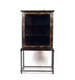 Vitrinekast (2) - Inlegd met schildpad en brons, ormolu