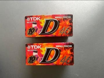 35, rare New Old Stock TDK “Dynamic” 46 and 60-minute Type