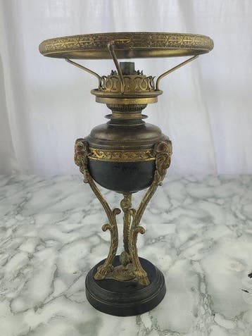 Lampe à pétrole - Cuivre, Bronze, Laiton - Lampe athénienne