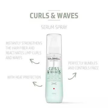 Goldwell Dualsenses Curls &amp; Waves Hydrating Serum Spray, Verzenden, Nieuw, Gel, Wax, Haarlak of Mousse