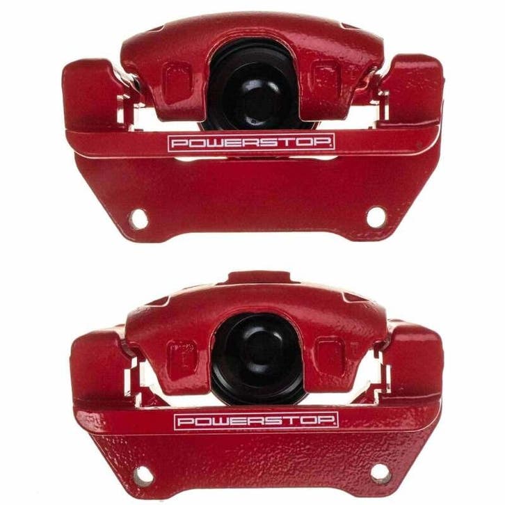 Power Stop 07-18 Jeep Wrangler JK Front Red Caliper Pair, Auto-onderdelen, Remmen en Aandrijving, Ophalen of Verzenden