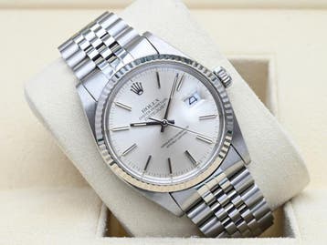 Rolex Datejust Ref. 16014 Year 1983 (Box & Papers), Ophalen of Verzenden, Polshorloge