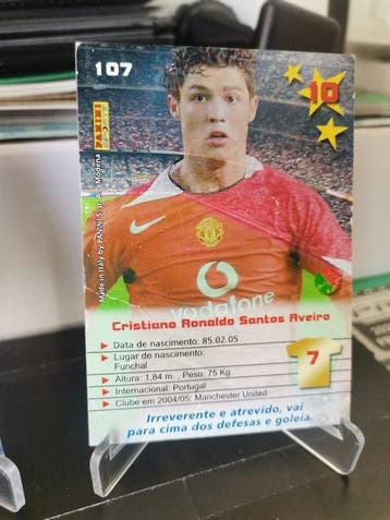2004 Panini Cristiano Ronaldo - 2 Card - Light Played (LP), Nieuw