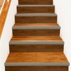 vidaXL Trapprofielen 10 pcs champagne 67 x 3 x 2 cm, Doe-het-zelf en Bouw, Ladders en Trappen, Verzenden, Nieuw