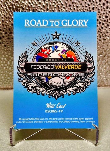 Wild Card Road to Glory Federico Valverde 1/1 - 1 Card -