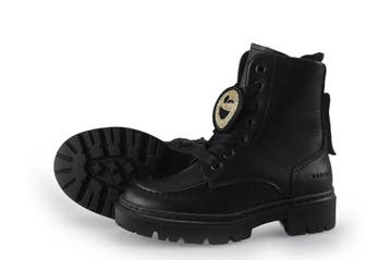 Nubikk Veterboots Meisjes in maat 25 Zwart, Kinderen en Baby's, Verzenden, Jongen of Meisje, Nubikk, Schoenen