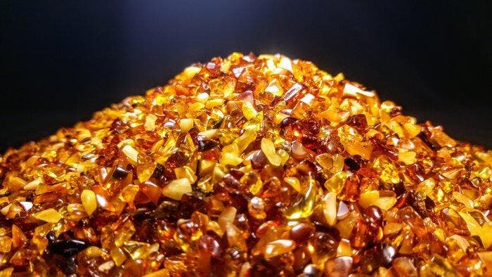 Amber - Barnsteen - Baltic Amber - 0.5 mm - 0.5 mm, Antiquités & Art, Curiosités & Brocante