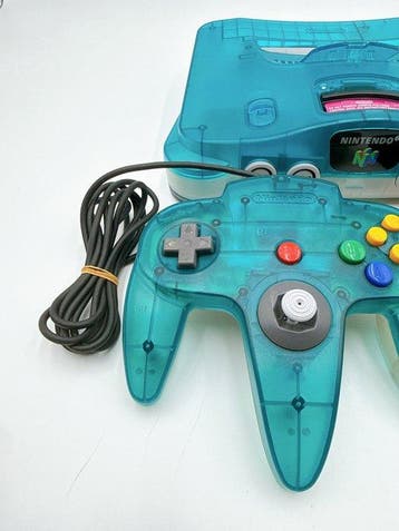 Sinclair - #1856 Nintendo 64 Clear Blue Console N64, Nieuw