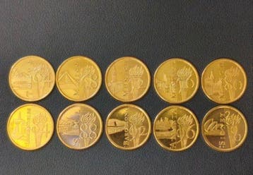 Olympische Spelen - Volledige collectie 22k goudmunten -, Verzamelen, Nieuw