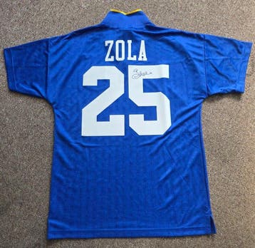 Chelsea - FA Cup Final - Gianfranco Zola - Voetbalshirt, Nieuw
