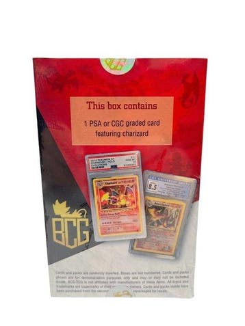 Pokémon Mystery box - Charizard Graded Card - Various sets, Nieuw