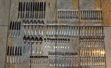 Clementi - Bestekset (90) - San Marco - .800 zilver, Antiek en Kunst
