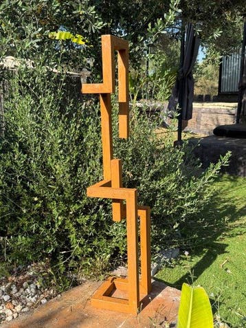 Ana Lucia B.M - Sculpture Corten - XXL - NO Reserve