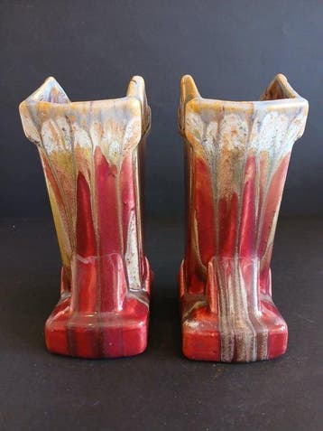 No reserve price! - Pot de fleurs (2) - Céramique -, Antiek en Kunst
