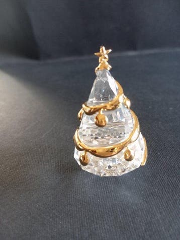 Swarovski - sculptuur, Albero di natale - 6 cm - Kristal, Antiek en Kunst