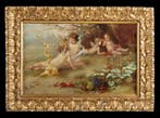 Franz Lefler (1831-1898) - Putti che giocano