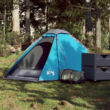 vidaXL Koepeltent 2-persoons waterdicht blauw, Verzenden, Nieuw