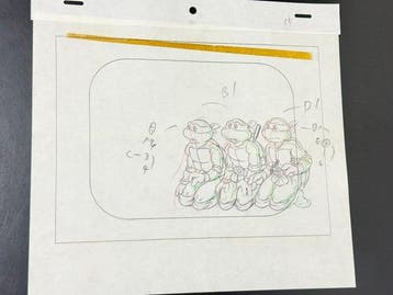 Murakami-Wolf-Swenson - originele animatietekening - Teenage, Nieuw in verpakking