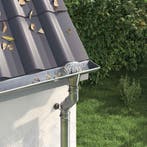 vidaXL Gootblad beschermer 2 pcs Zilver 110 mm Roestvrij, Verzenden, Nieuw