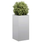 vidaXL Plantenbak 40x40x80 cm gegalvaniseerd staal, Verzenden, Nieuw