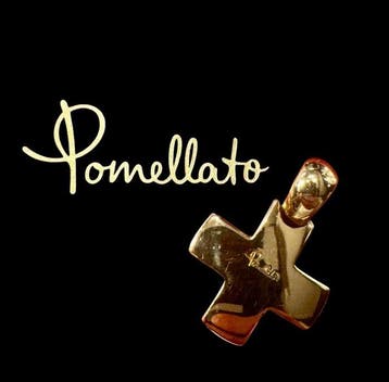 Pomellato - Ketting met hanger - croce - 18 karaat Geel goud