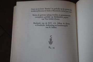 Jan Campert - Verzamelde Gedichten, 1922-1945 (genummerde