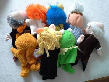 Jim Henson - Pop Complete serie handpoppen The Muppets