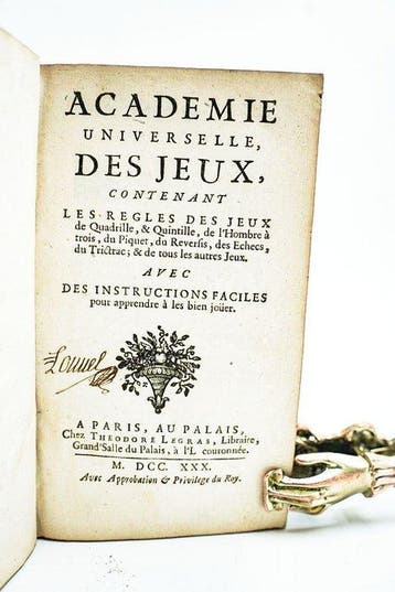 Collectif - Académie universelle des jeux - 1730