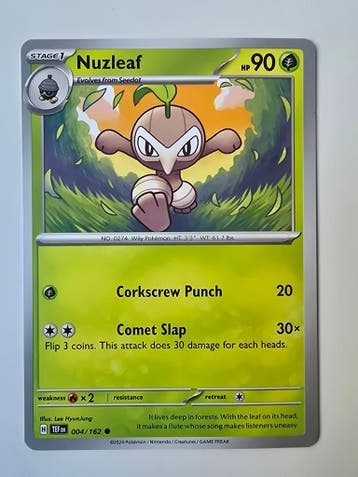 NUZLEAF (TEMPORAL FORCES 004/162) (TRADING CARD)